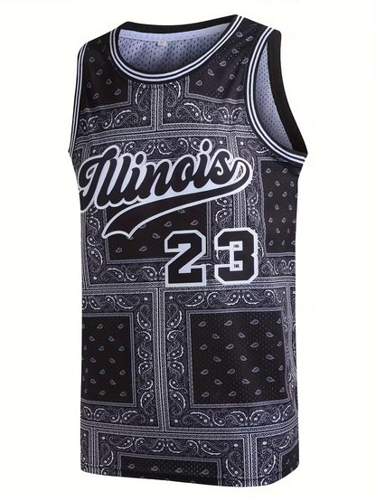 Men's Goat 23 Embroidered Basketball Jersey