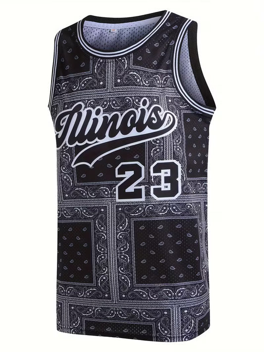 Men's Goat 23 Embroidered Basketball Jersey