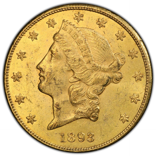 1893-CC $20 Liberty Head Double Eagle