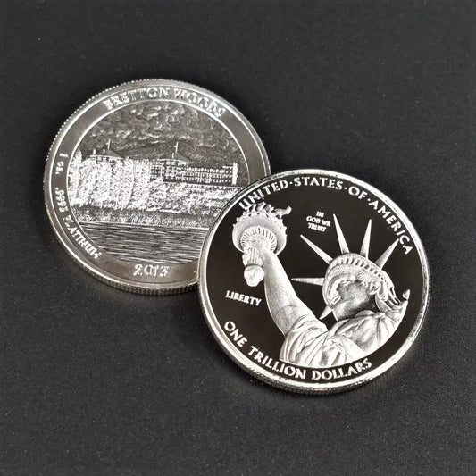Bretton Woods 2013 Trillion Dollar coin .9995 platinum